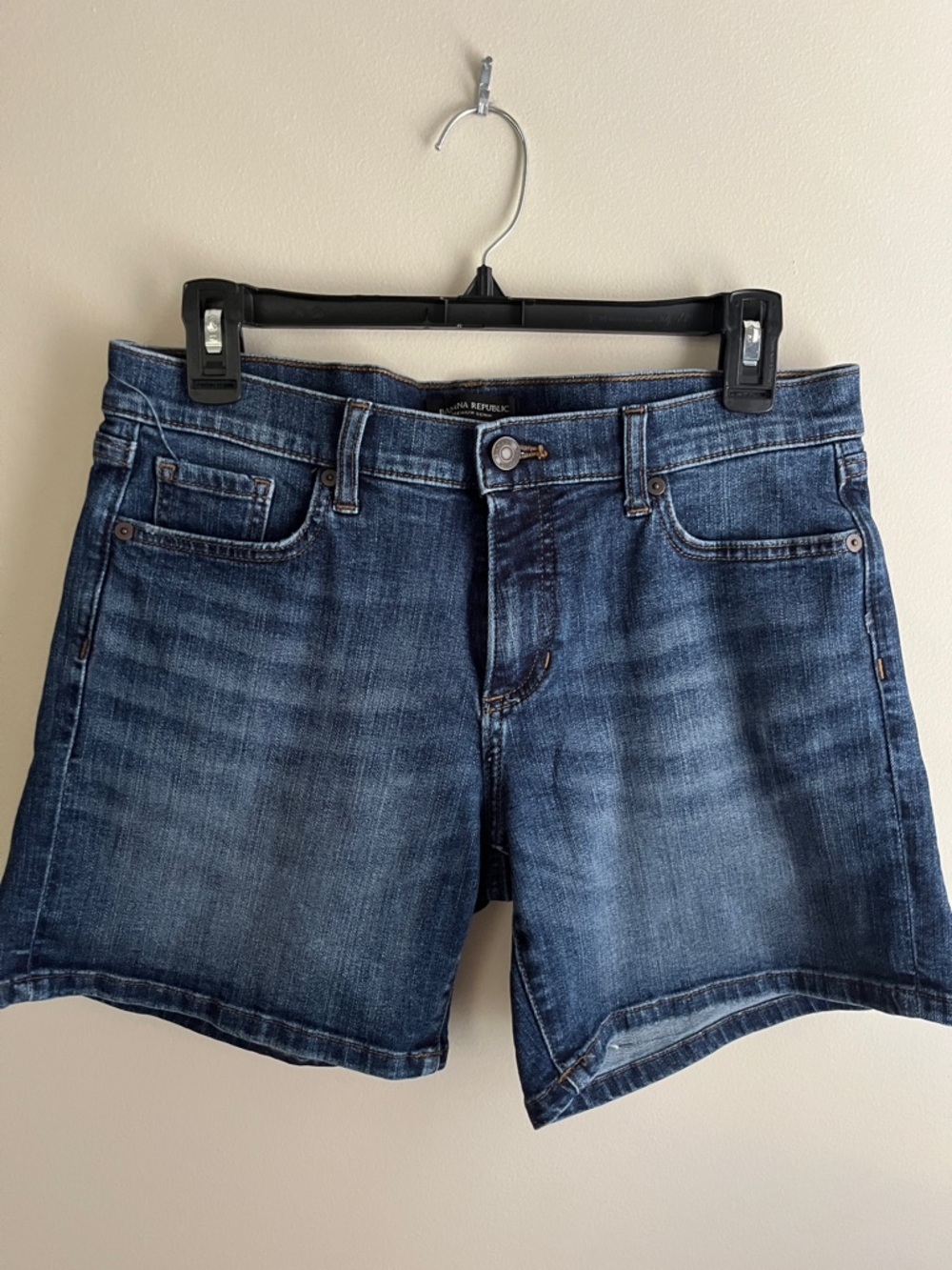 Banana Republic Dark Wash Denim Shorts